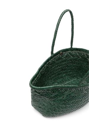 Triple Jump Big Bamboo forest green leather bag DRAGON DIFFUSION | 8810DGSRMATFOREST